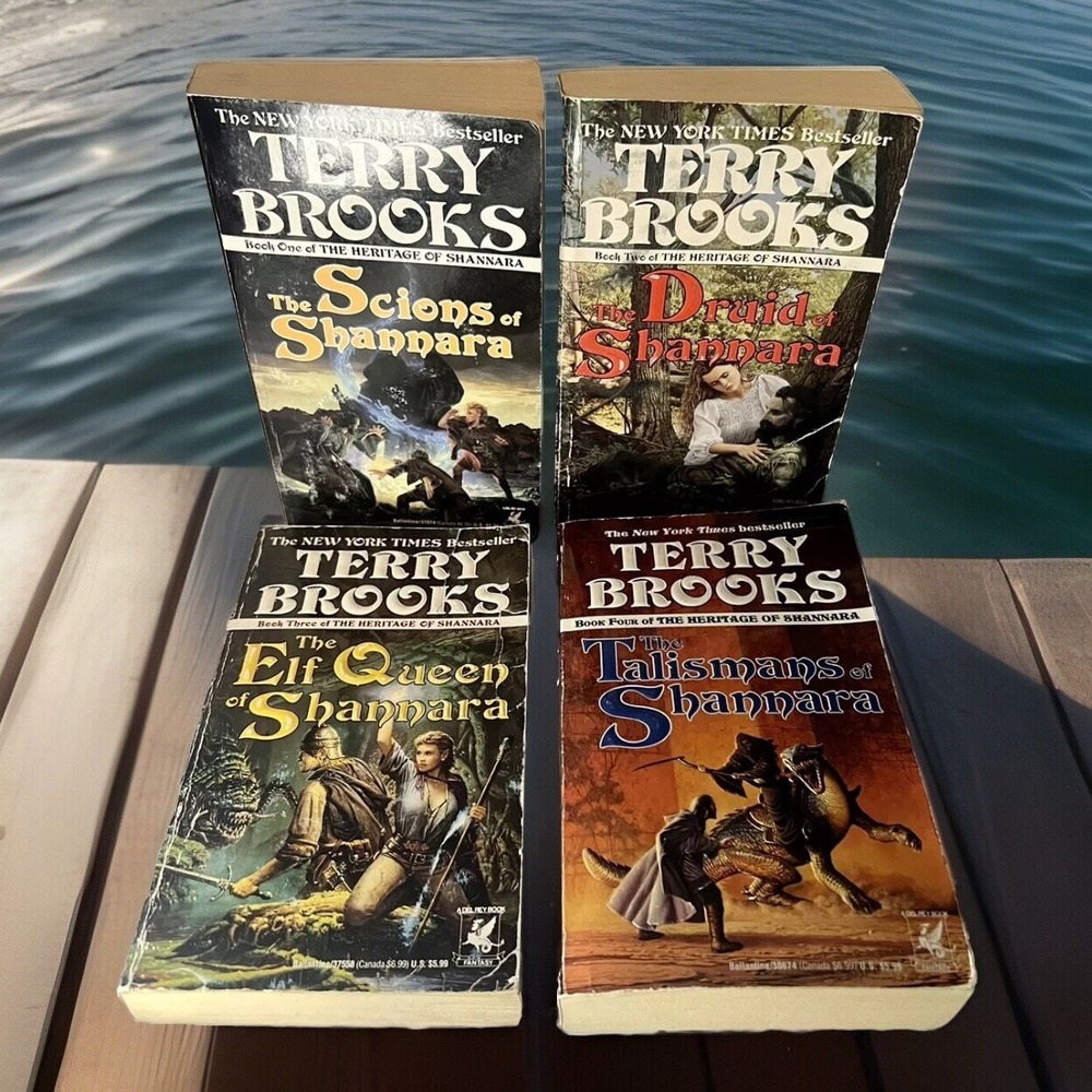 The Heritage of Shannara Series by Terry Brooks. Complete Set [1-4], Pb 1990s